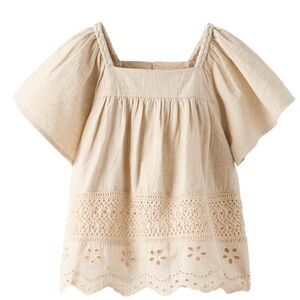 Zara Toddler Embroidered Blouse 3 Years